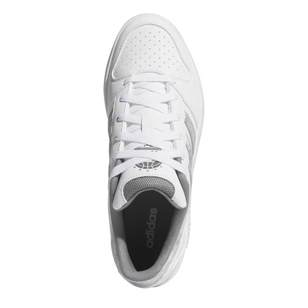 Ftwr White/Grey - adidas - Women's Hoops Classic Court Trainers
