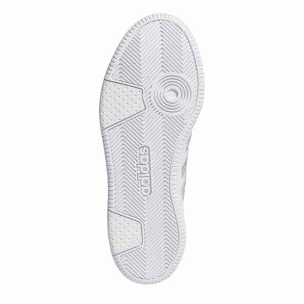 Ftwr White/Grey - adidas - Women's Hoops Classic Court Trainers