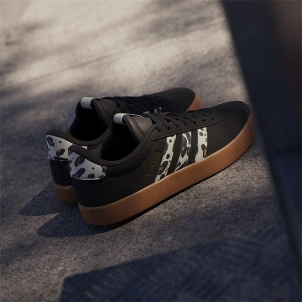 Brown/Leopard - adidas - VL Court 3.0 Womens