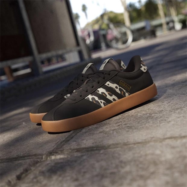 Brown/Leopard - adidas - VL Court 3.0 Womens