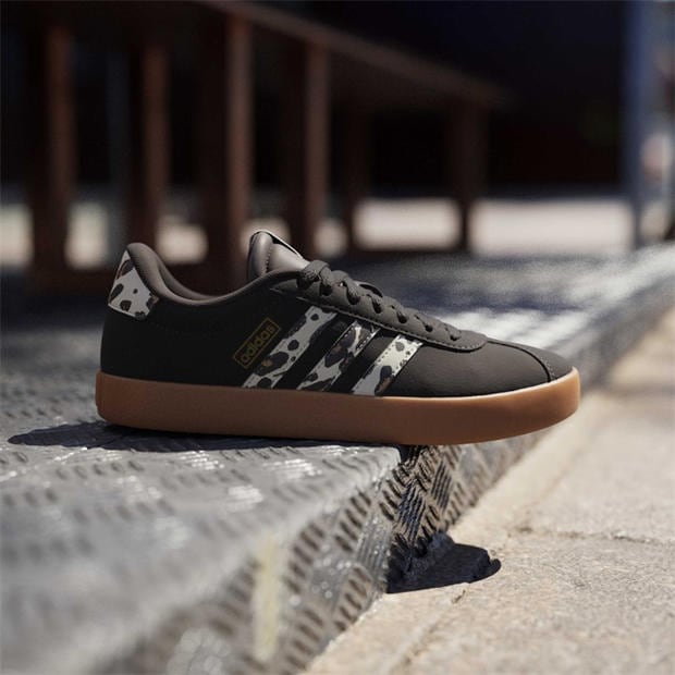 Brown/Leopard - adidas - VL Court 3.0 Womens