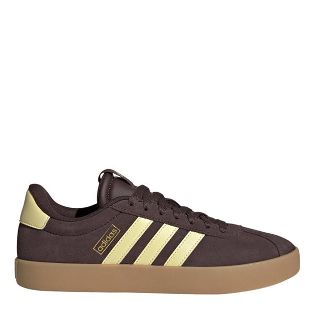 Maroon/Yellow - adidas - VL Court 3.0 Womens