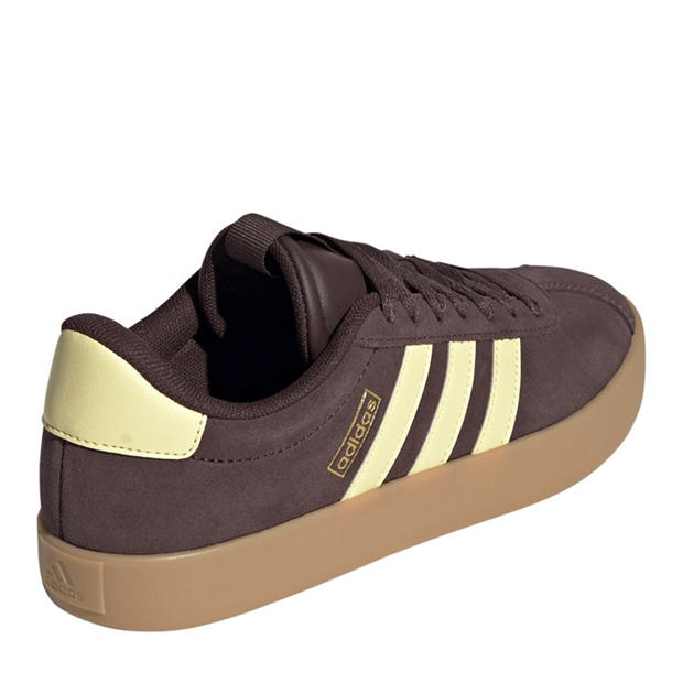 Maroon/Yellow - adidas - VL Court 3.0 Womens