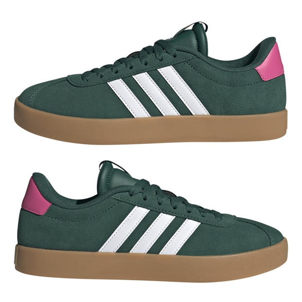 Green/Pink - adidas - VL Court 3.0 Womens