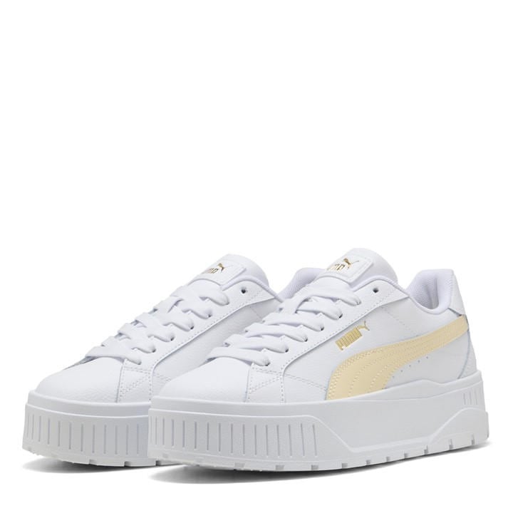 Puma Women's White Karmen Ii Low-Top Trainers in Size 4.5, Sports Direct