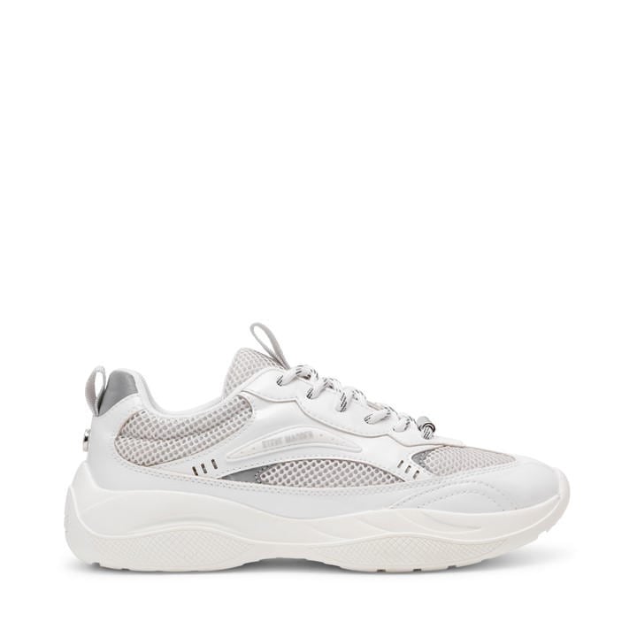 Steve Madden Women's White Madden Premio-E Ld64 in Size 8, Sports Direct