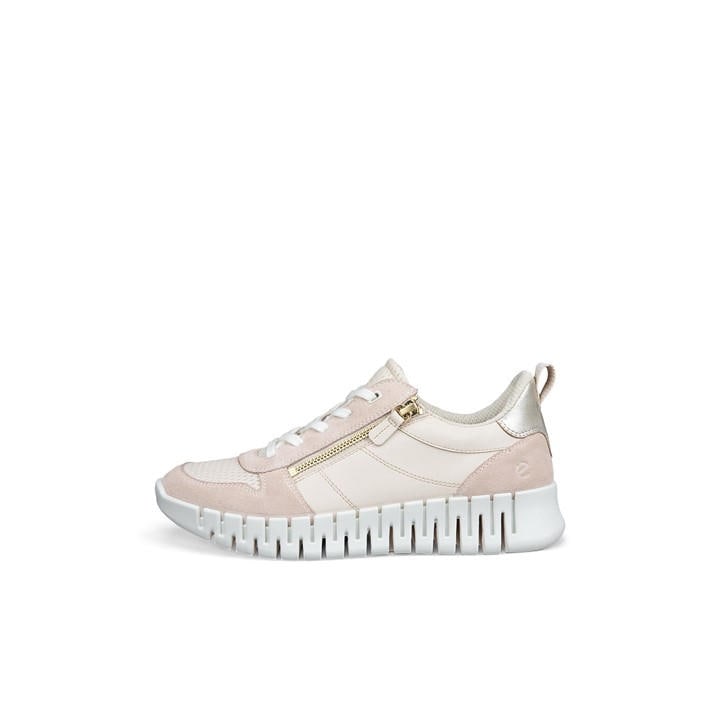 Ecco Women's Pink Low-Top Trainers in Size 8.5, Sports Direct