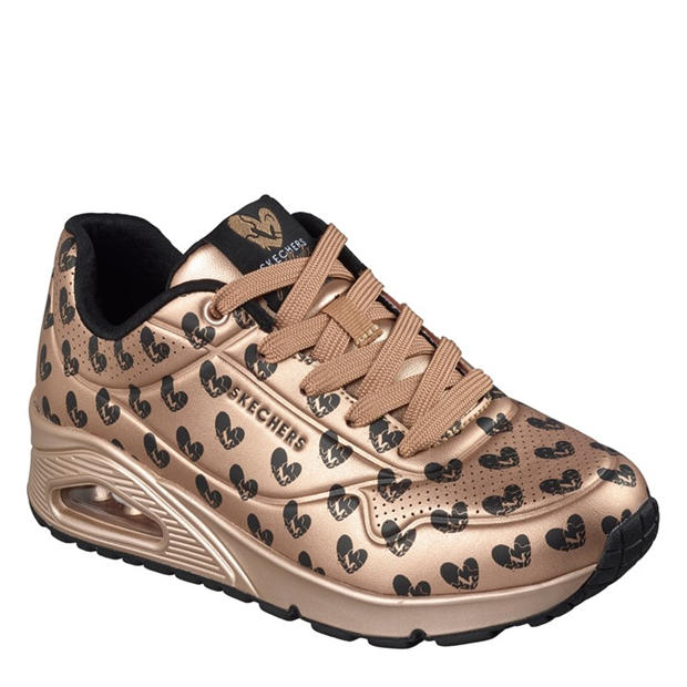 Rose Gold - Skechers - Women's Casual Low-Top Trainers