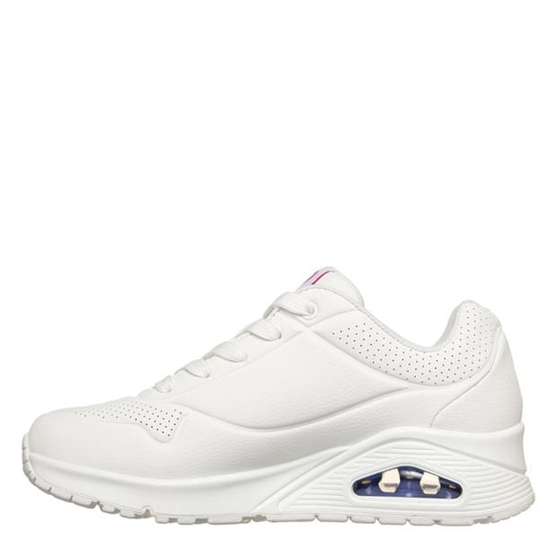 White/Multi - Skechers - Women's Casual Low-Top Trainers