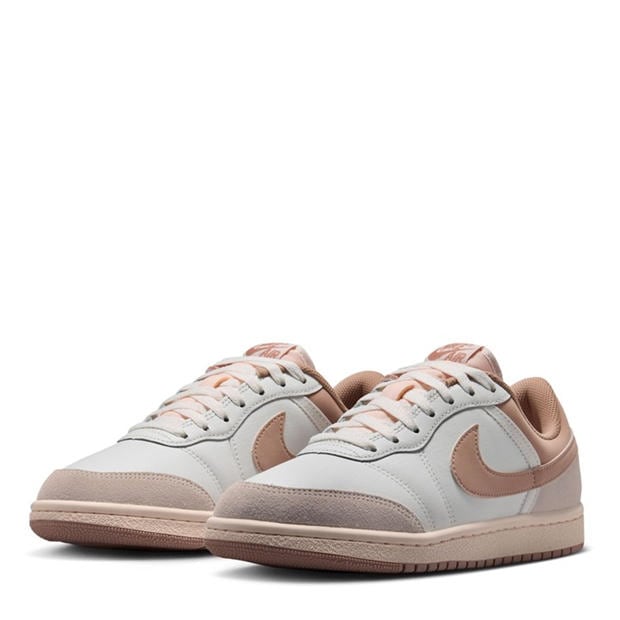 White/Brown - Air Jordan - Women's Low-Top Trainers