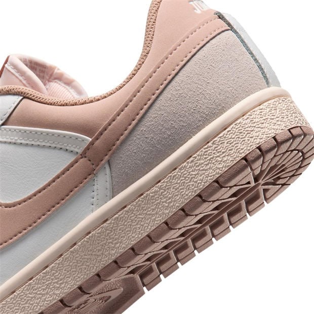 White/Brown - Air Jordan - Women's Low-Top Trainers