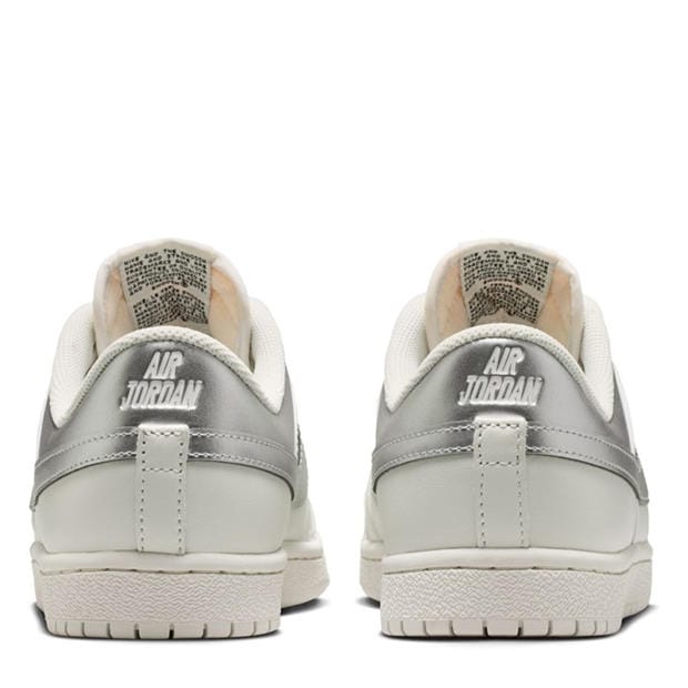 White/Silver - Air Jordan - Women's Low-Top Trainers