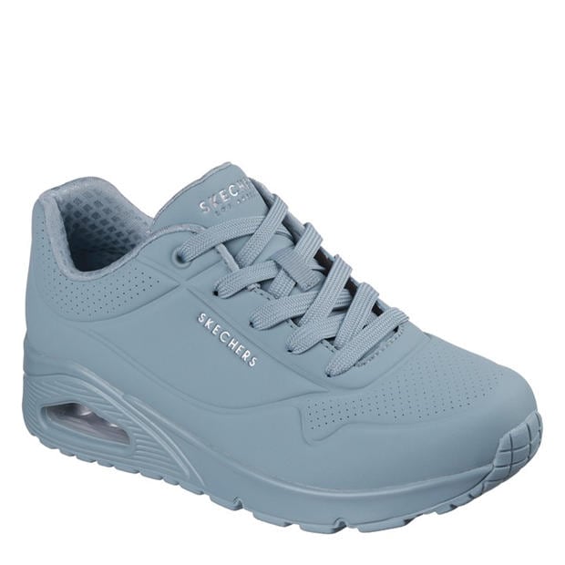 Grey - Skechers - Women's Classic Low-Top Trainers