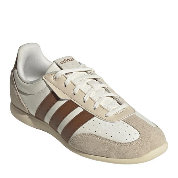 Off White/Brown - adidas - Women's Low-Top Trainers