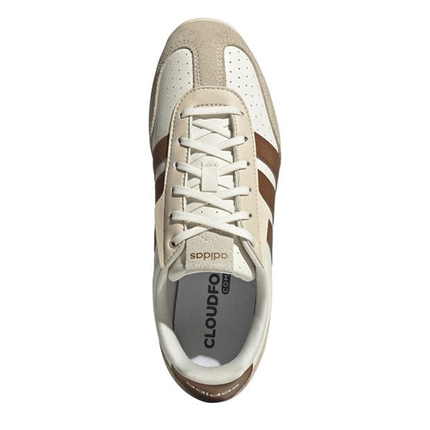 Off White/Brown - adidas - Women's Low-Top Trainers