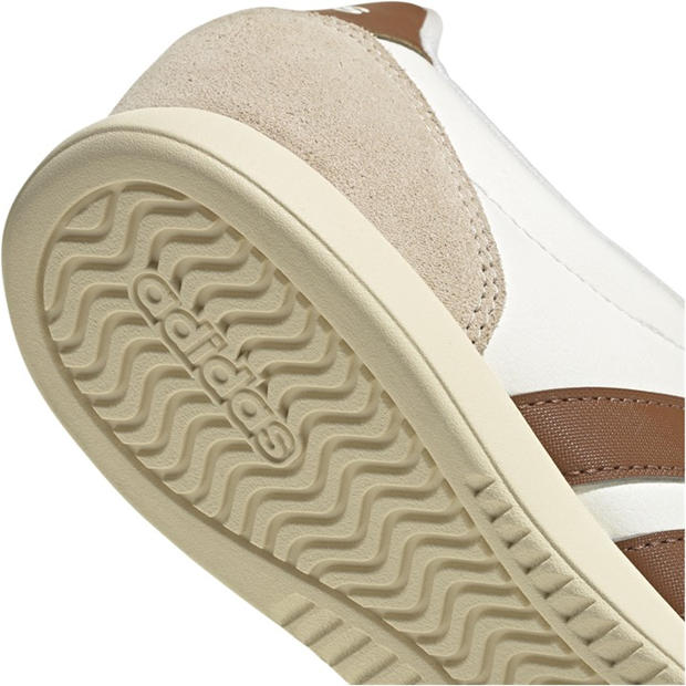 Off White/Brown - adidas - Women's Low-Top Trainers