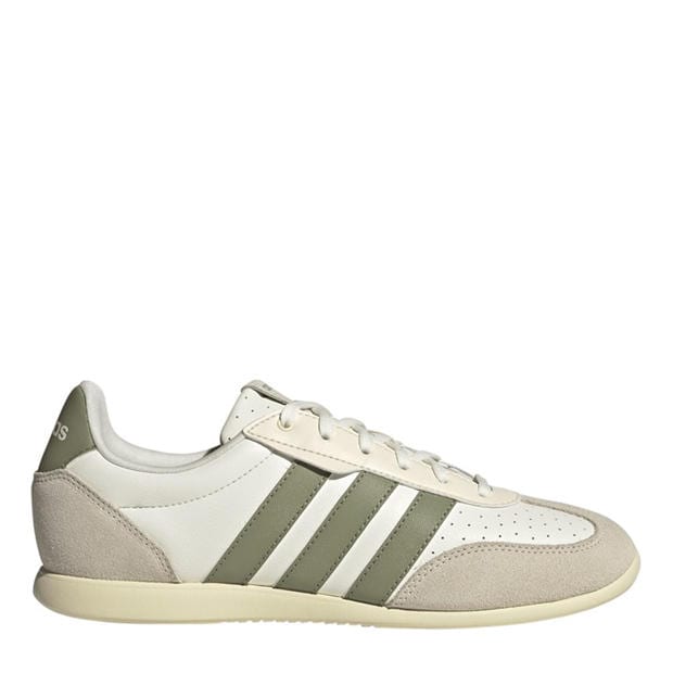 Off White/Green - adidas - Women's Low-Top Trainers