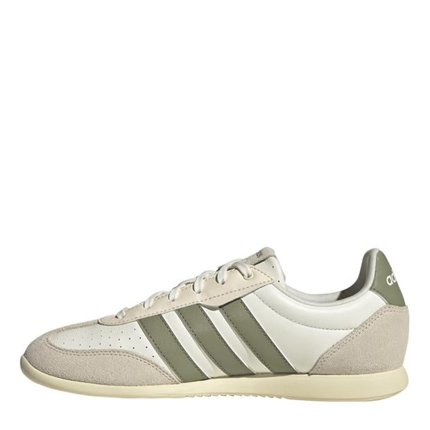 Off White/Green - adidas - Women's Low-Top Trainers