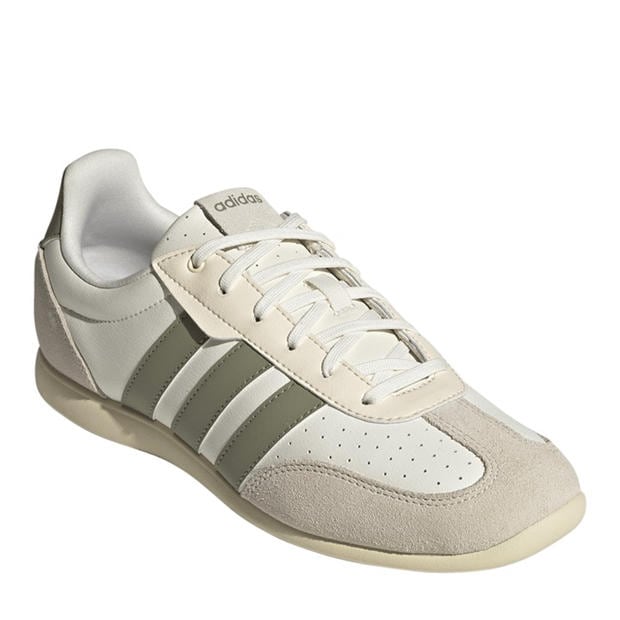 Off White/Green - adidas - Women's Low-Top Trainers