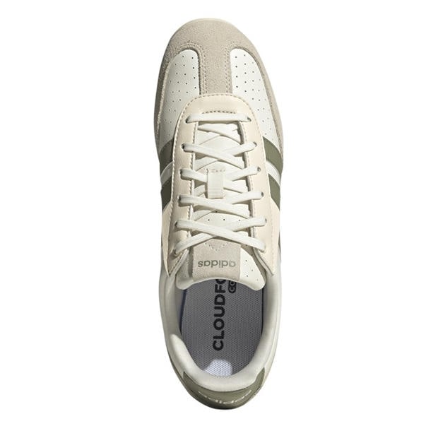 Off White/Green - adidas - Women's Low-Top Trainers