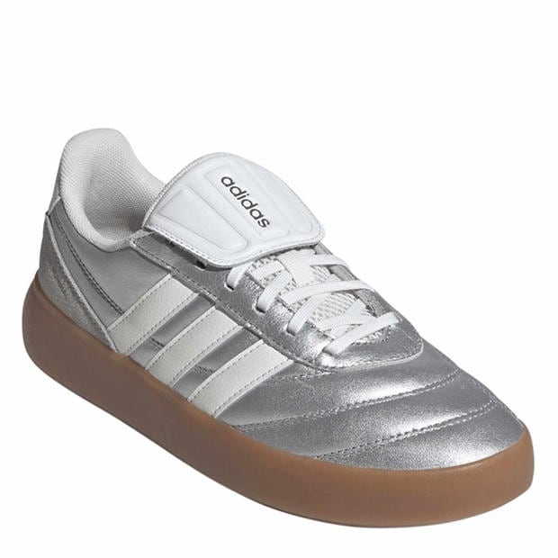 Silver/Gum - adidas - Women's Mundial Low-Top Trainers