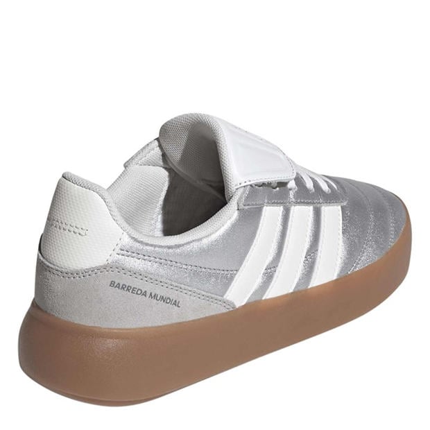 Silver/Gum - adidas - Women's Mundial Low-Top Trainers