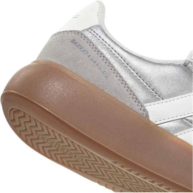 Silver/Gum - adidas - Women's Mundial Low-Top Trainers