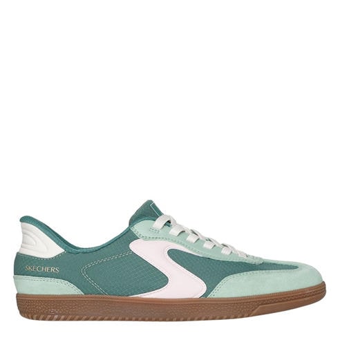 Skechers - Duraleather & Suede Overlay Bungee Low-Top Trainers Womens