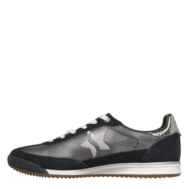 Black/Silver - Skechers - Women's Casual Low-Top Trainers
