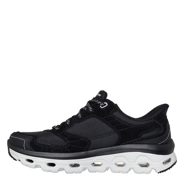 Black - Skechers - Glide-Stepsole-Paradisevalley Slip On Trainers Womens