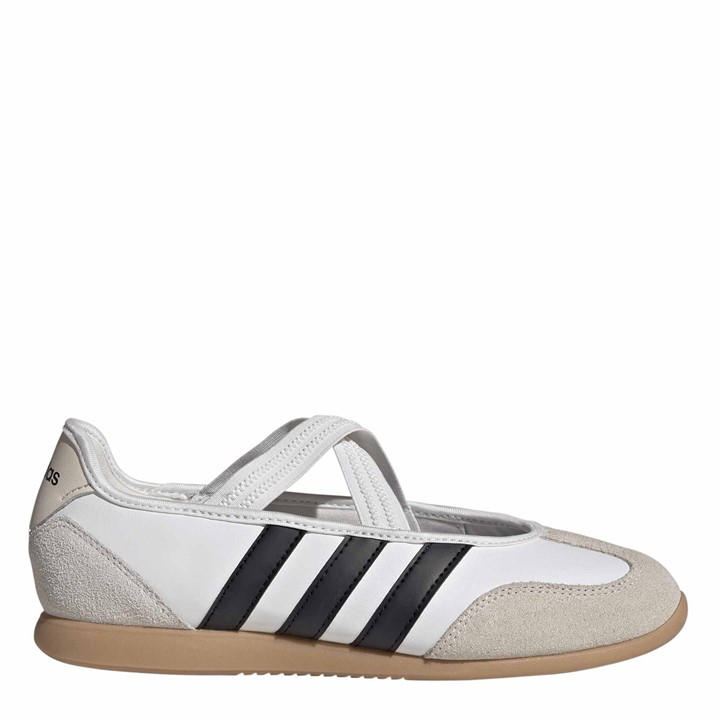 Adidas Women's Beige Low-Top Trainers in Size 6, Sports Direct
