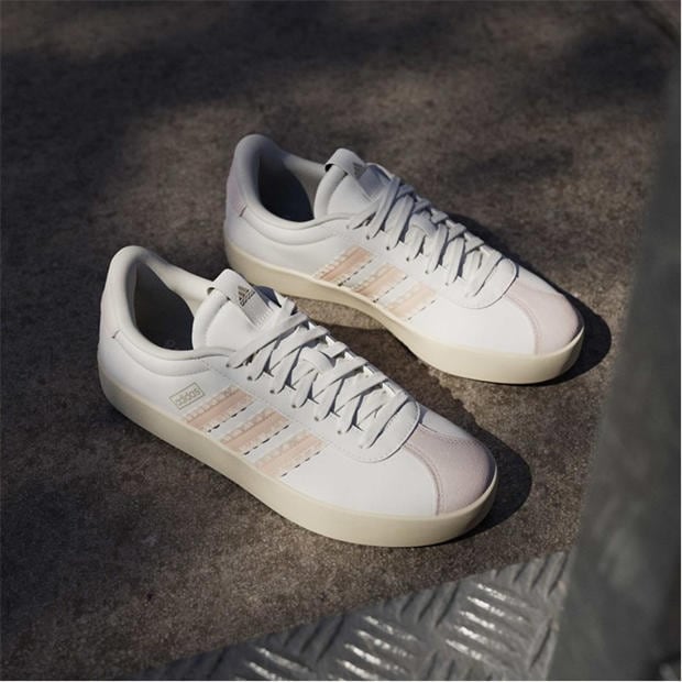 White/Pink/Met - adidas - Women's Low-Top Trainers