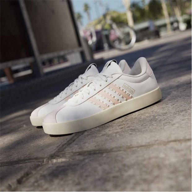 White/Pink/Met - adidas - Women's Low-Top Trainers