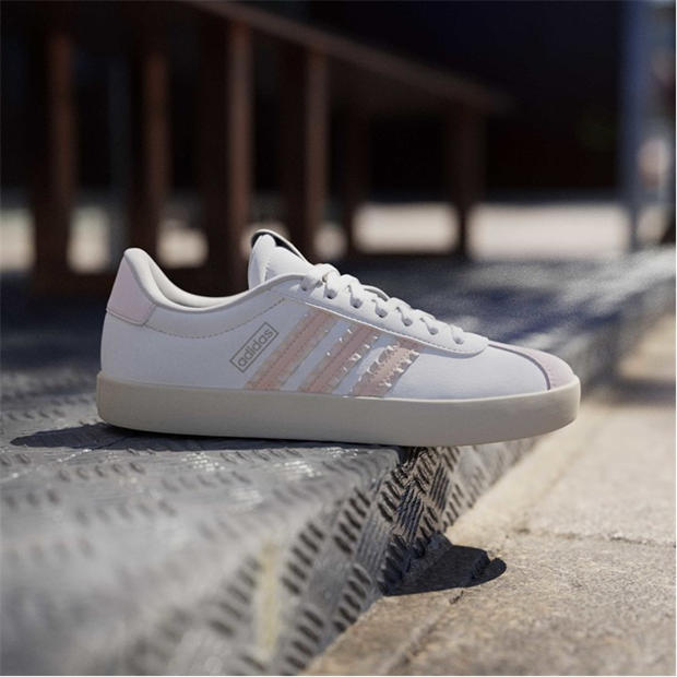 White/Pink/Met - adidas - Women's Low-Top Trainers