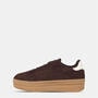 Brown/Wht/Gum - Jack Wills - Womens Suede Newbury Platform