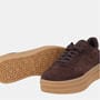 Brown/Wht/Gum - Jack Wills - Womens Suede Newbury Platform