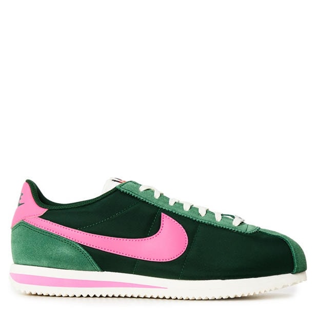 Green/Pink - Nike - Cortez Textile Runners Womens
