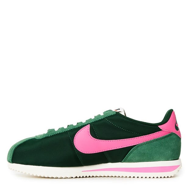 Green/Pink - Nike - Cortez Textile Runners Womens