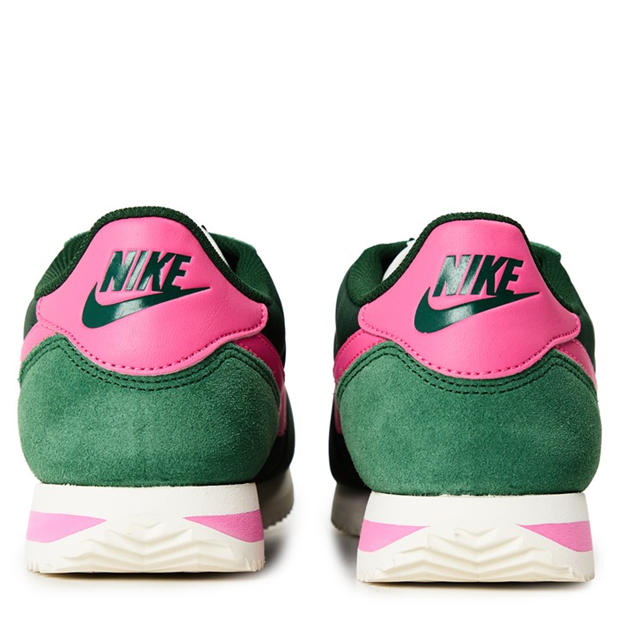 Green/Pink - Nike - Cortez Textile Runners Womens