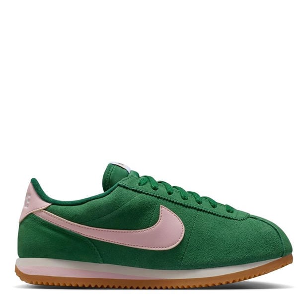 Green/Pink - Nike - Cortez Textile Runners Womens