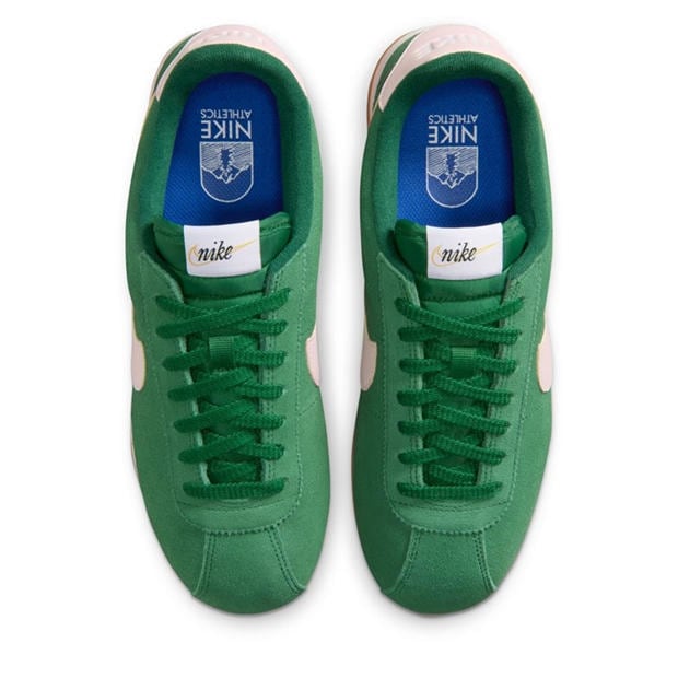 Green/Pink - Nike - Cortez Textile Runners Womens