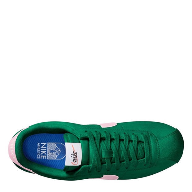Green/Pink - Nike - Cortez Textile Runners Womens