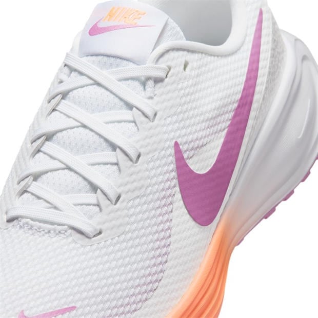 Wht/Mag/Ora - Nike - Revolution 8 Road Running Shoes Womens