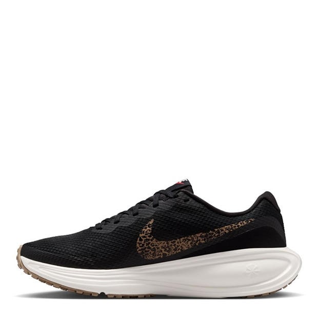 Black/Leopard - Nike - Revolution 8 Road Running Shoes Womens