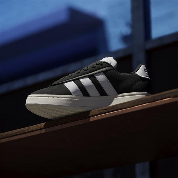 Black/White - adidas - Grand Court Alpha 00s Low-Top Trainers Womens