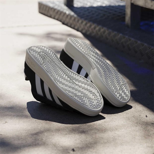 Black/White - adidas - Grand Court Alpha 00s Low-Top Trainers Womens
