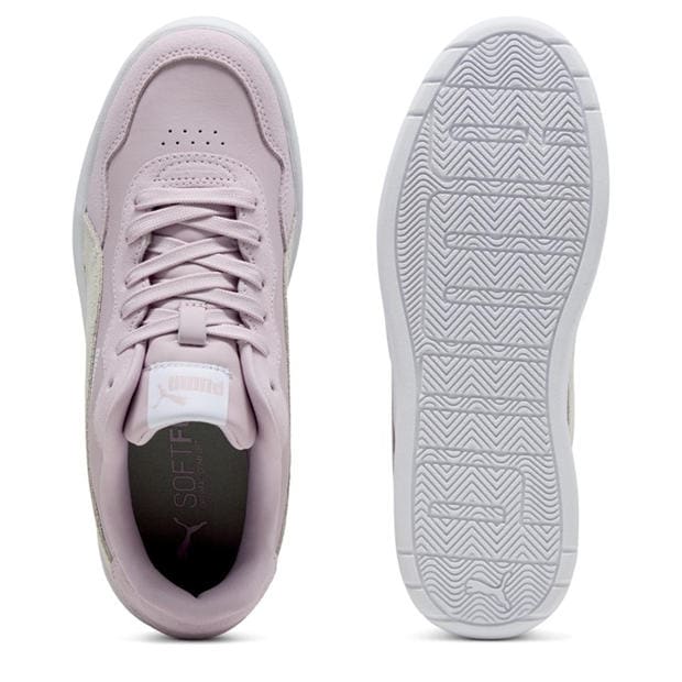 Rose/White - Puma - Women's Court Lally Skye Low-Top Trainers