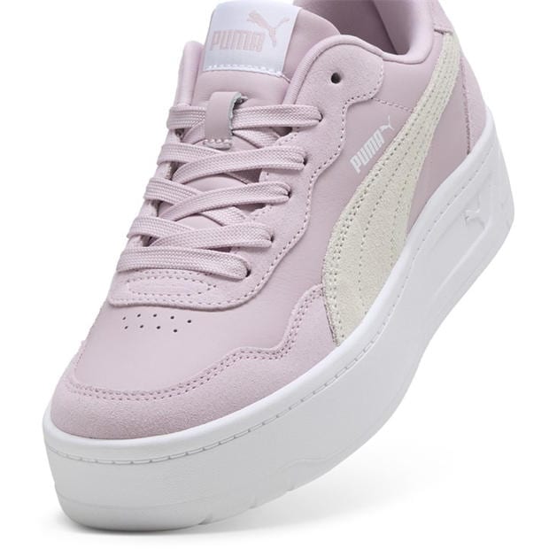 Rose/White - Puma - Women's Court Lally Skye Low-Top Trainers