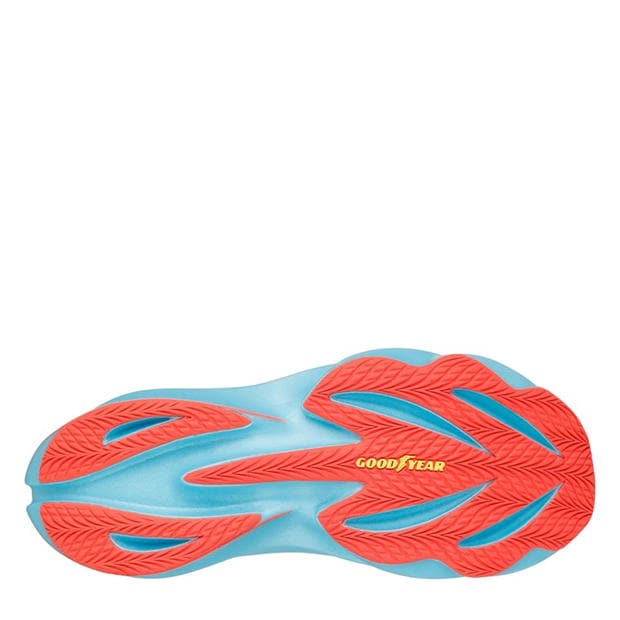 White/Turq - Skechers - AERO Tempo Elite Running Trainers Womens