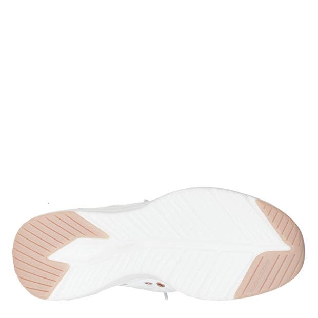 White/RoseGold - Skechers - Contour Foam Runners Womens